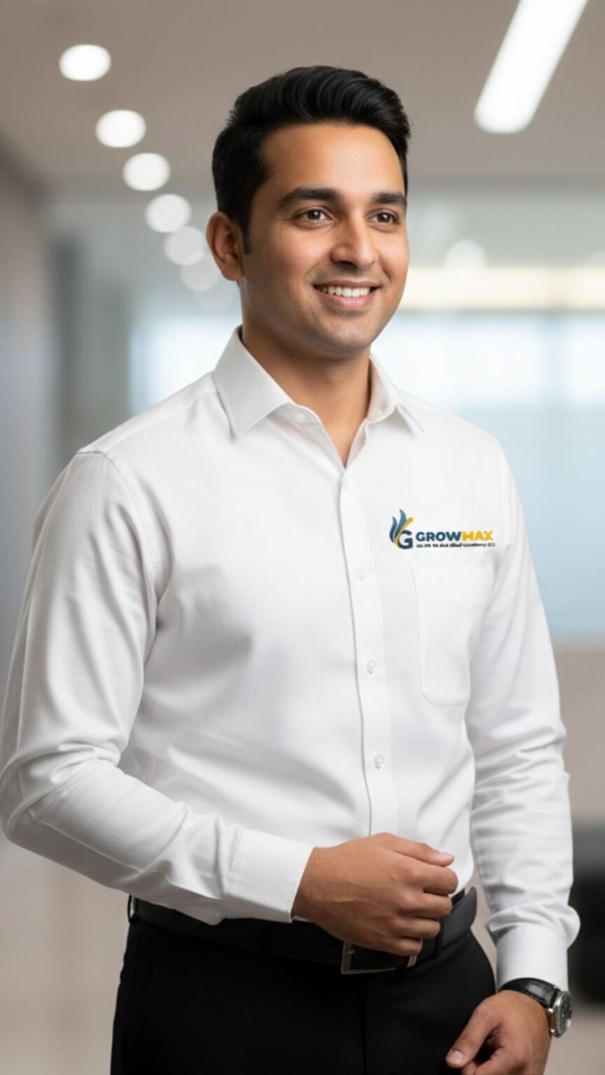 Growmax Executive standing